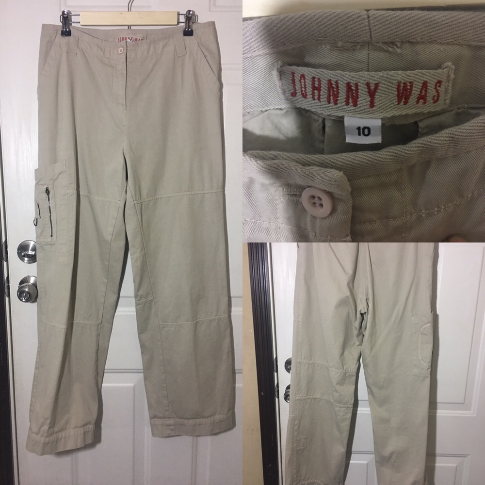 Johnny Was women’s size 10 cargo Khaki pants